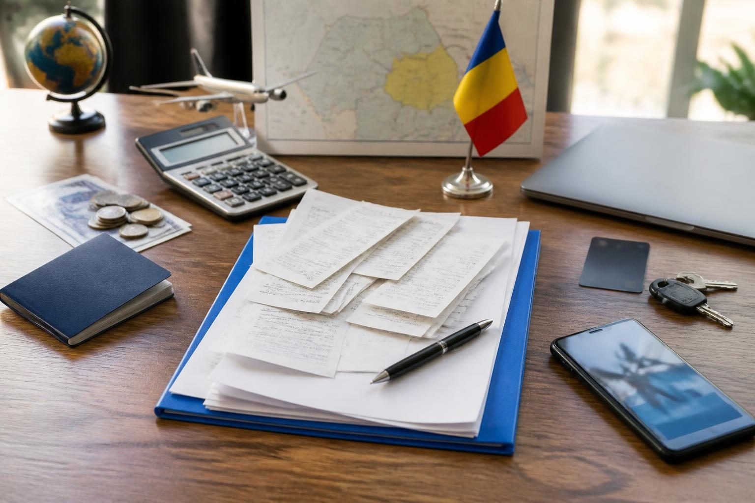 Cheltuieli de deplasare și diurnă în România: documente și tratament fiscal
